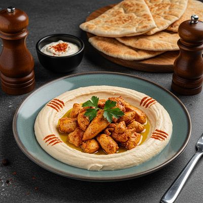 Hummus Chicken Plate